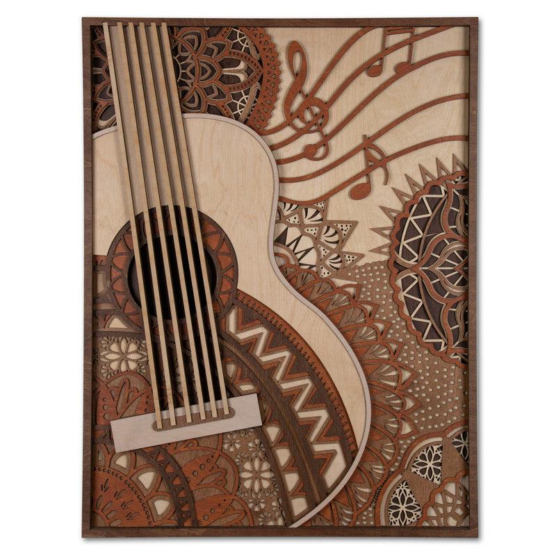 Acoustic Guitar Multi Layer Mandala - WoodenTwist