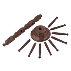 Wooden Handicraft Wooden Bangle Stand Hand Carved - WoodenTwist