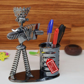 Metal Bandsman Stationery Holder - WoodenTwist