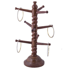 Wooden Handicrafted Wooden Bangle Stand - WoodenTwist
