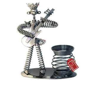 Metal Bandsman Stationery Holder - WoodenTwist