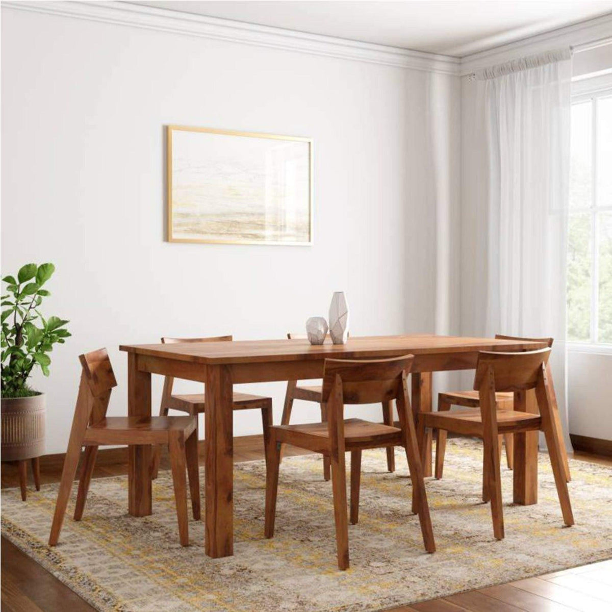 6 Seater Dining Table Set