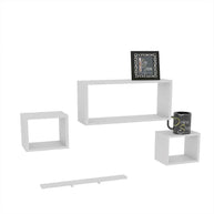 Rafuf Wooden Floating Wall Shelf with 4 Shelves - WoodenTwist