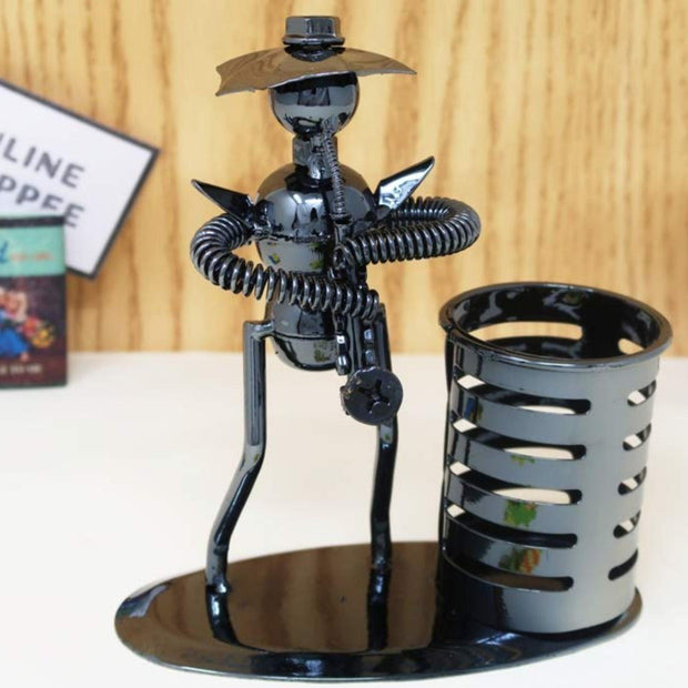 Metal Bandsman Grande Pen Pencil Holder - WoodenTwist