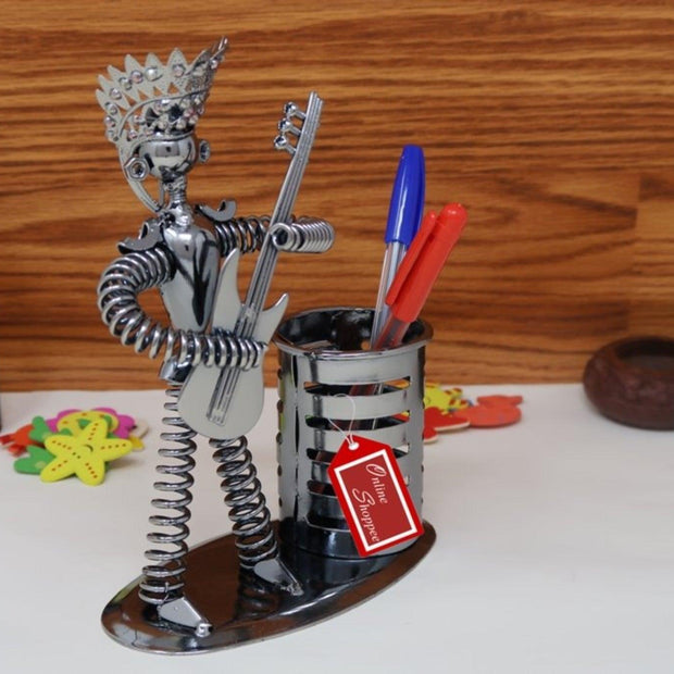 Metal Bandsman Pen Pencil Holder - WoodenTwist