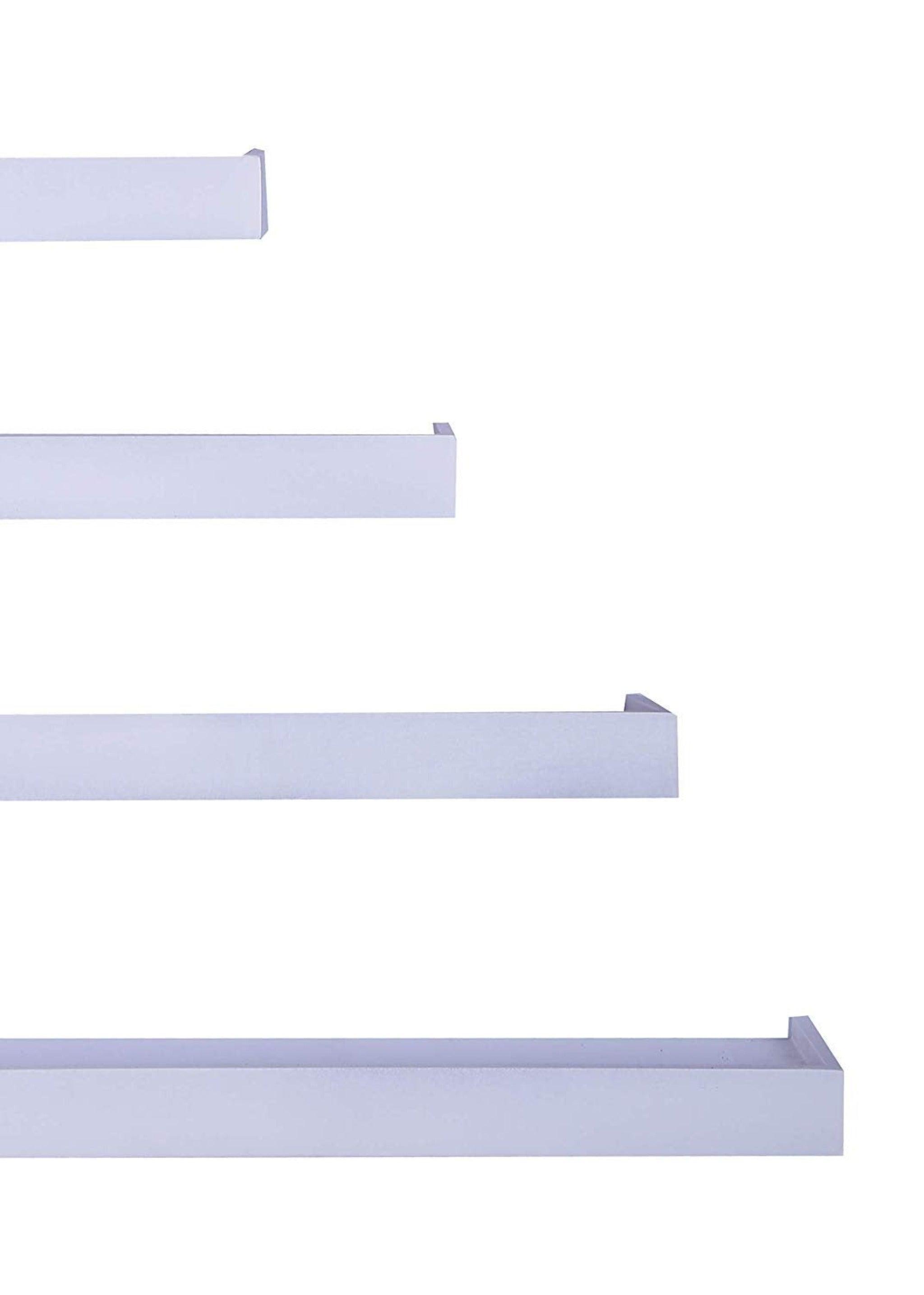 Wooden Rectangular Floating Wall Shelves set of 4 - WoodenTwist