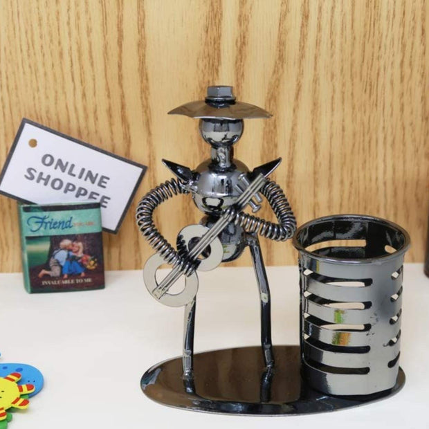Metal Bandsman Grande Pen Pencil Holder - WoodenTwist