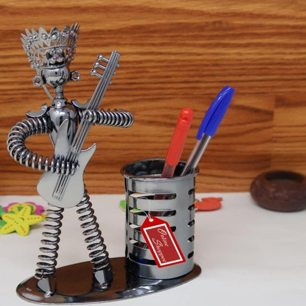 Metal Bandsman Pen Pencil Holder - WoodenTwist