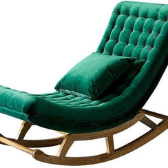 Green Recliner Lounger Rocking Chair in Premium Soft Comfortable Cushion