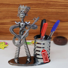 Metal Bandsman Pen Pencil Holder - WoodenTwist