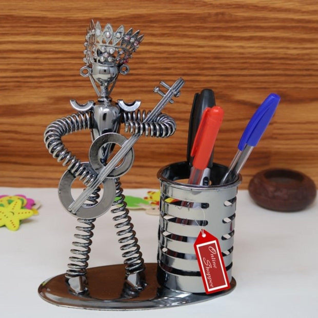 Metal Bandsman Pen Pencil Holder - WoodenTwist
