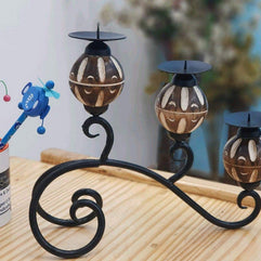Premium Aesthetic Candle Stand - WoodenTwist
