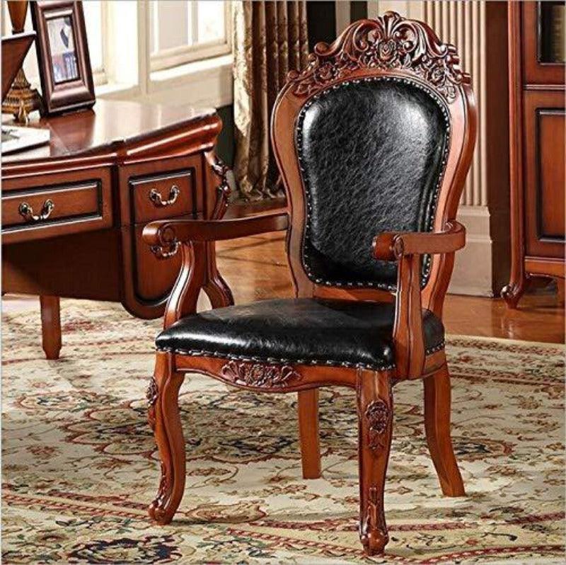 Royal Hand-Carved Teak Chair