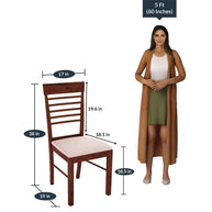 Solid Wood Dinning Table Set (4 Seater) - WoodenTwist