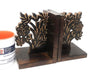 wooden bookend