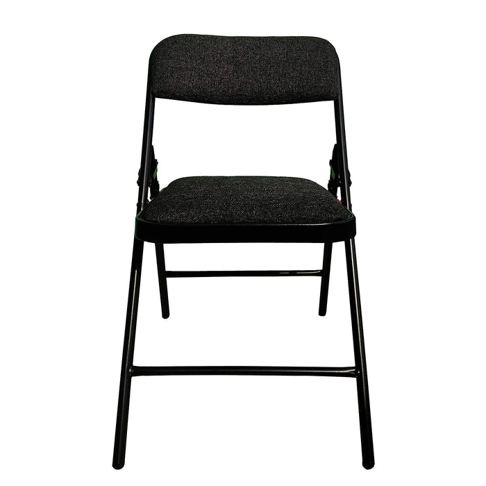 Folding Chair for Home/Study Chair and Restaurant Chair (Metal Black) - WoodenTwist