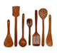 Wooden Spoons and Spatula for Cooking, Sleek, Sold and Non-Stick Cookware for Home Use and Kitchen Décor - WoodenTwist