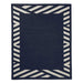 Striped Border Reversible Rug Runner for Bedroom/Living Area/Home with Anti Slip Backing - WoodenTwist