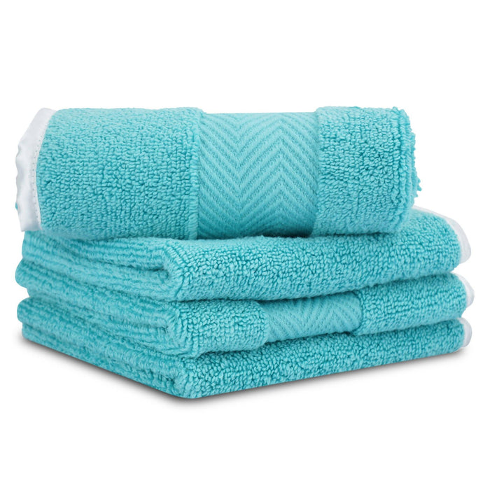 Pure Cotton 500 GSM Towel (4 Piece Face Towel) - WoodenTwist