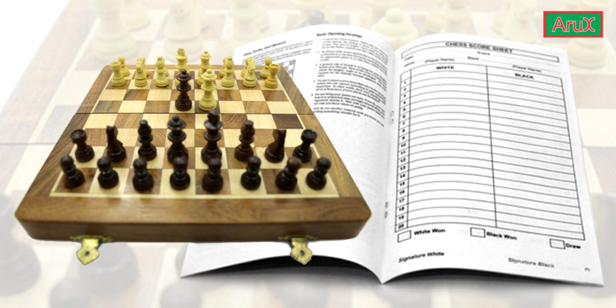 Wooden Chess Magnetic 10 Inches Foldable - WoodenTwist