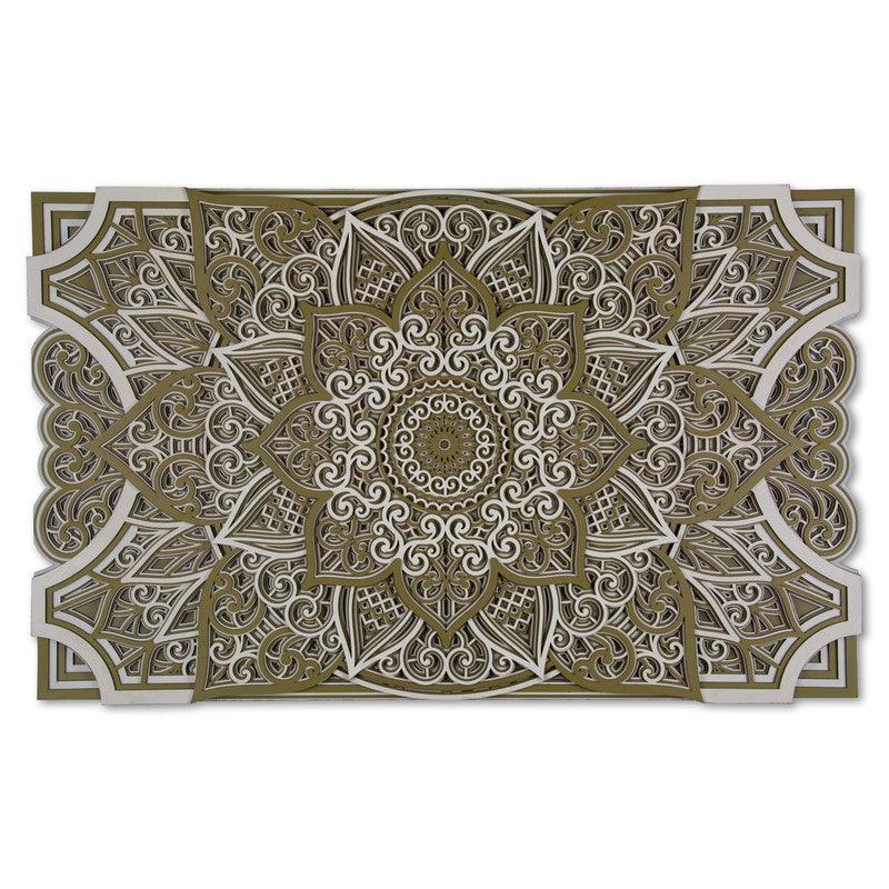 Sacred Flower Geometry Multi Layer Mandala - WoodenTwist