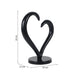 Black Heart Sculpture - WoodenTwist