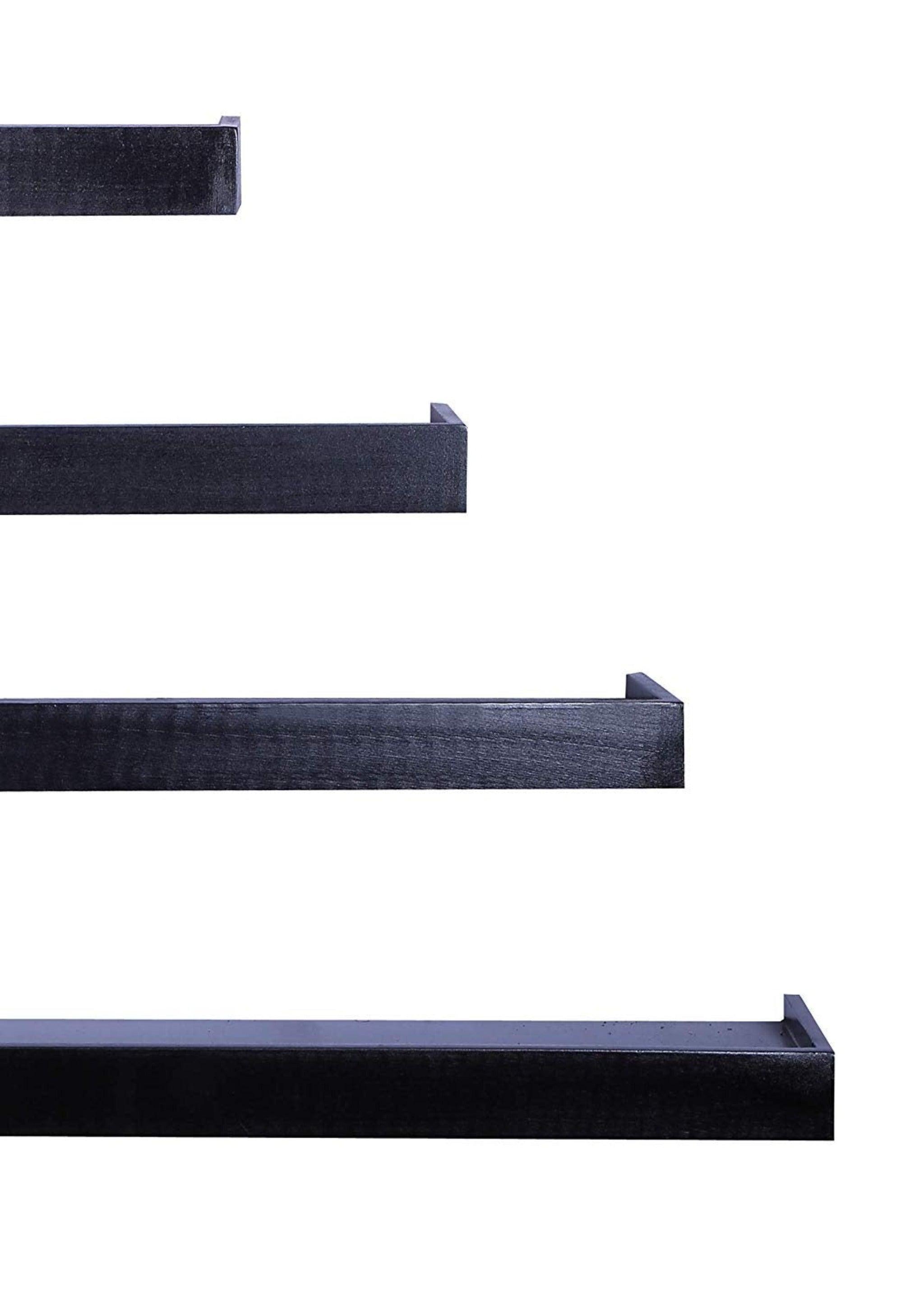 Wooden Rectangular Floating Wall Shelves set of 4 - WoodenTwist