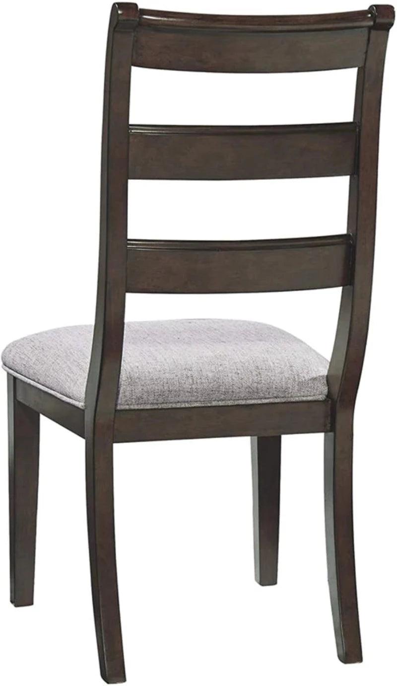 Modern Traditional Cushioned Dining Chair (Set of 2, Walnut Finish) - WoodenTwist