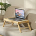 Premium Bamboo Wood Bed Table Laptop Table - WoodenTwist
