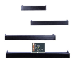 Wooden Rectangular Floating Wall Shelves set of 4 - WoodenTwist