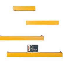 Wooden Rectangular Floating Wall Shelves set of 4 - WoodenTwist