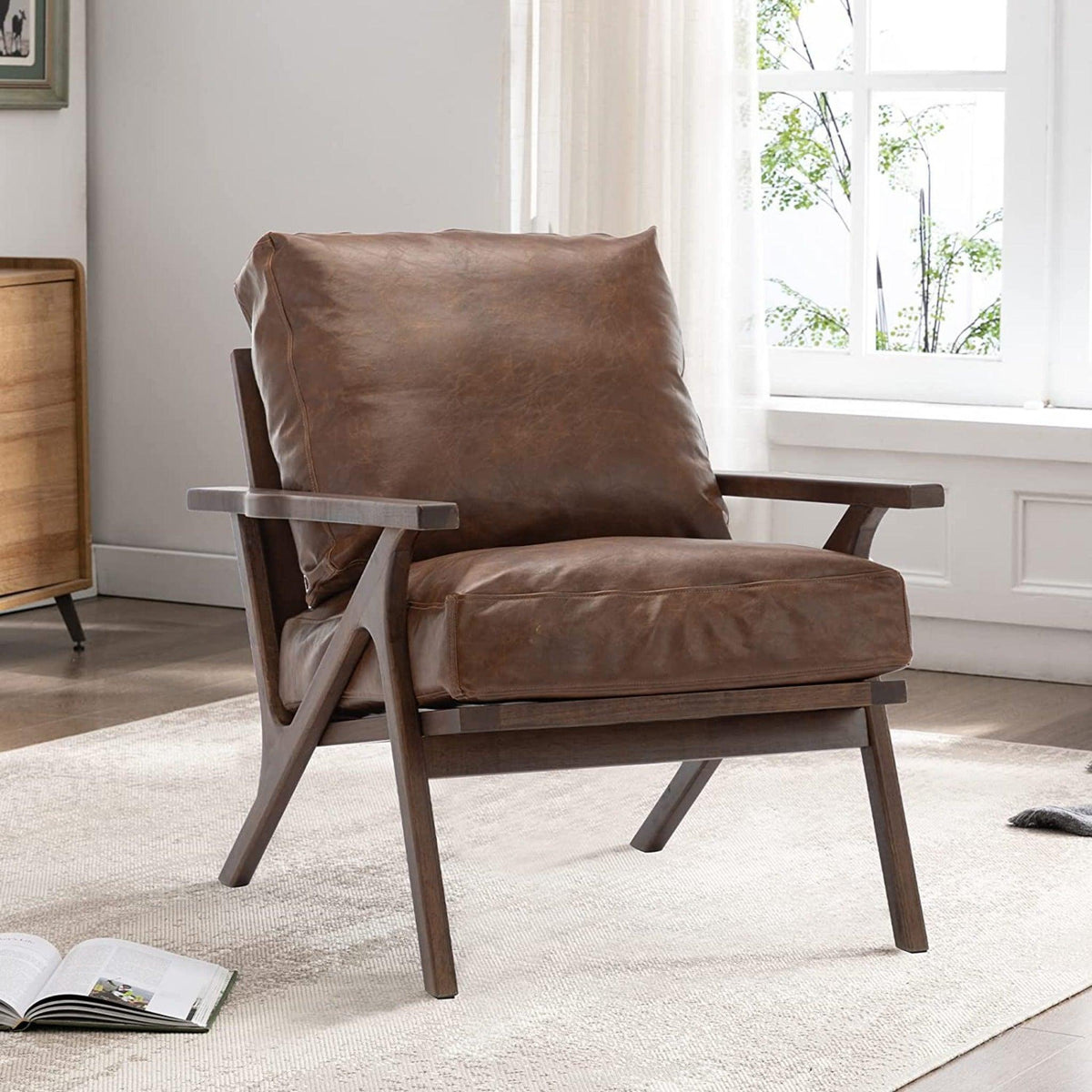 Mid Century Comfort in Teak Wood
