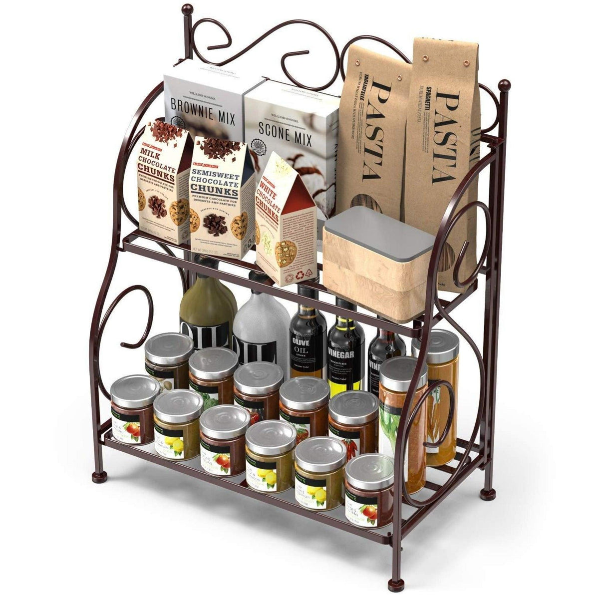 Smart 2-Tier Spice Organization