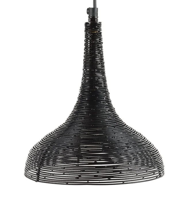 Shimmering Black Pendant light - WoodenTwist