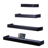 Wooden Rectangular Floating Wall Shelves set of 4 - WoodenTwist