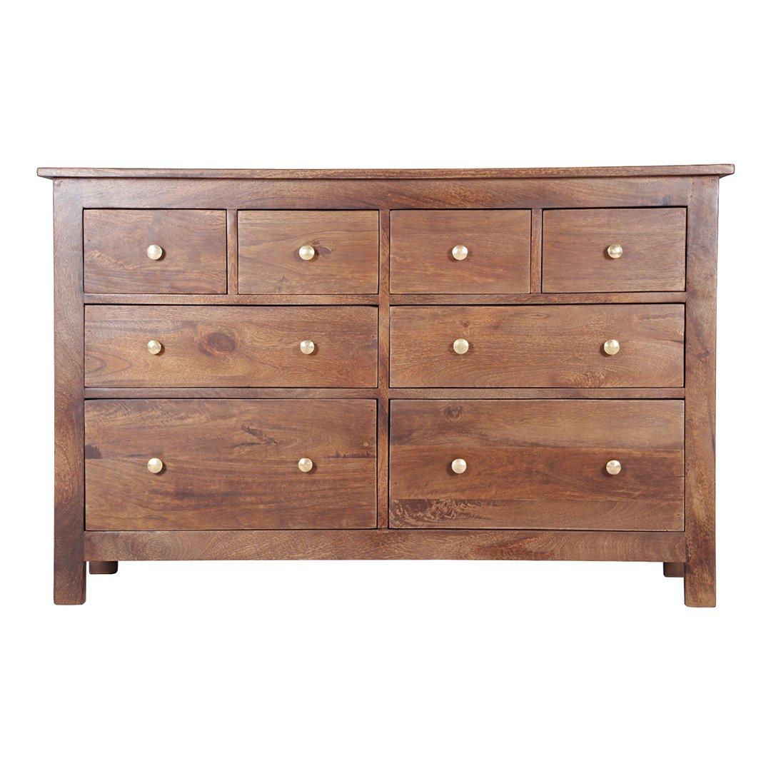 Sheesham Wood Chest Of Drawer In Provincial Teak - WoodenTwist