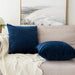Blue Color Velvet Cushion Covers ( Set of 2 ) - WoodenTwist
