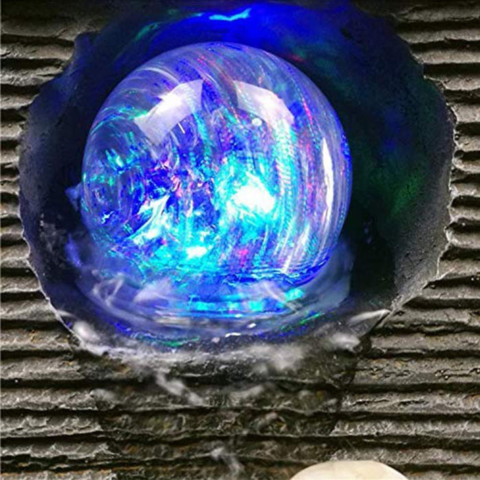 Spinning Crystal Glass Ball for Home Decoration, - WoodenTwist