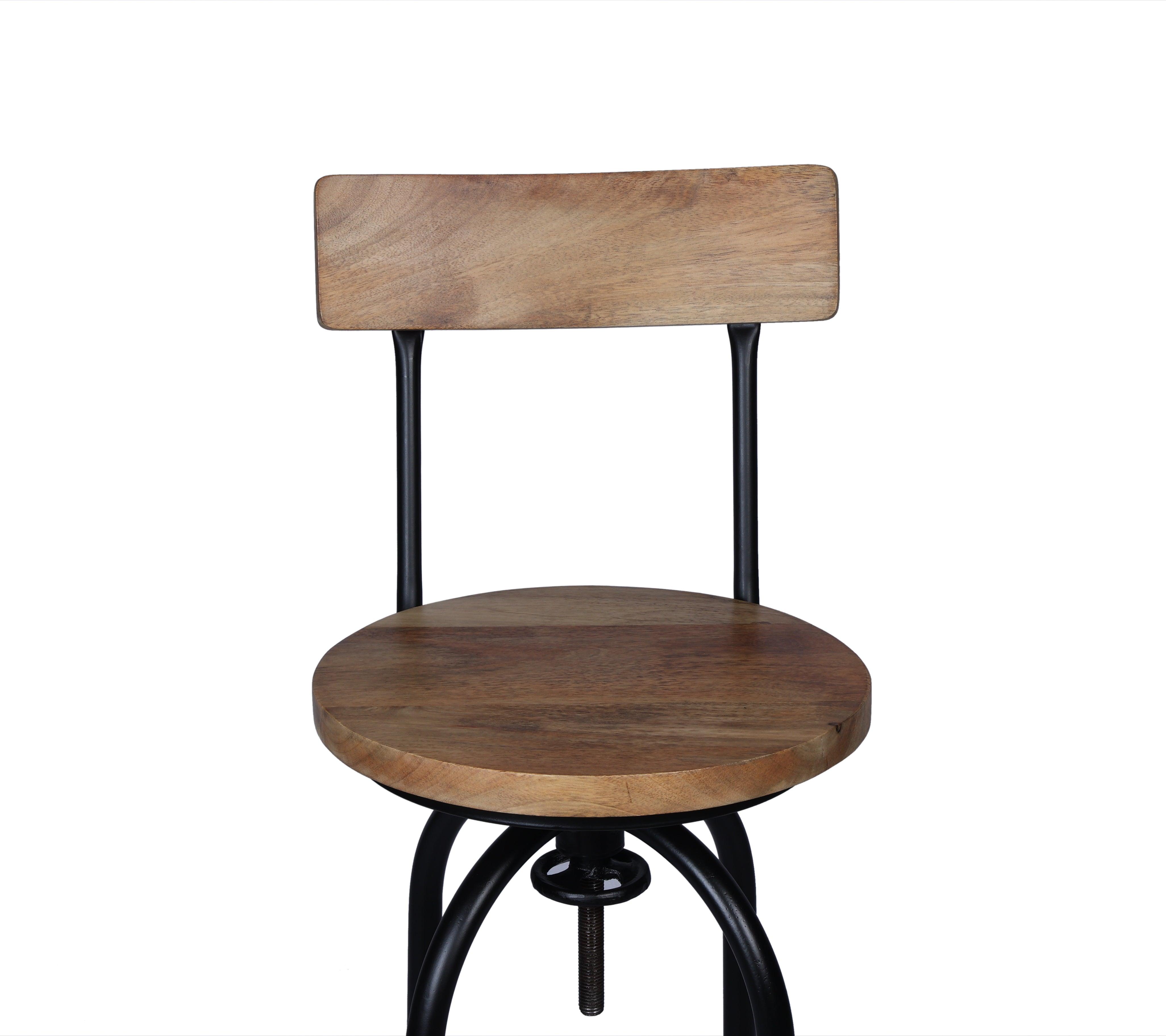 Stylish & Classy Wooden Handmade Bar Stool - WoodenTwist