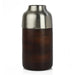 "Cylindrical Deidra" wood Large silver vase - WoodenTwist