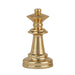 Queen Chess table Décor Gold finish Small size - WoodenTwist