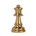 Queen Chess Table Décor Brass Golden Finish Big - WoodenTwist