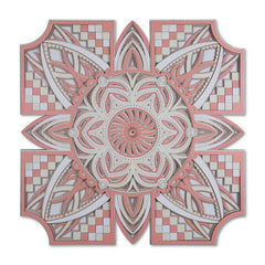 Pixelated Multi Layer Mandala - WoodenTwist