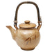 STUDIO POTTERY TEAPOT WITH CANE HANDLE (750 ml) - WoodenTwist
