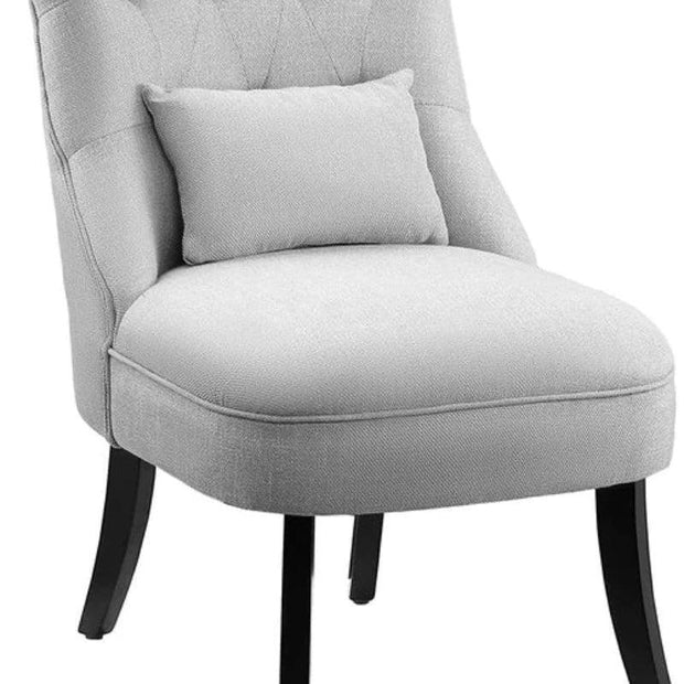 Tub Single Sofa Dining Chair Walnut Finish with 1 Pillow - WoodenTwist