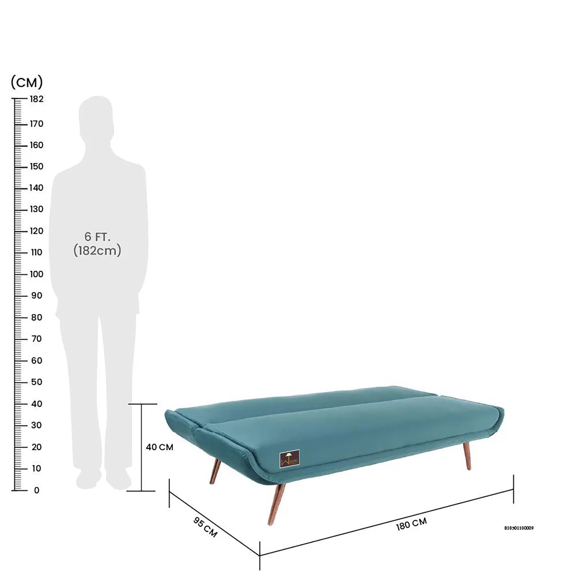 Madera 3 Seater Sofa Cum Bed For Living Room - WoodenTwist