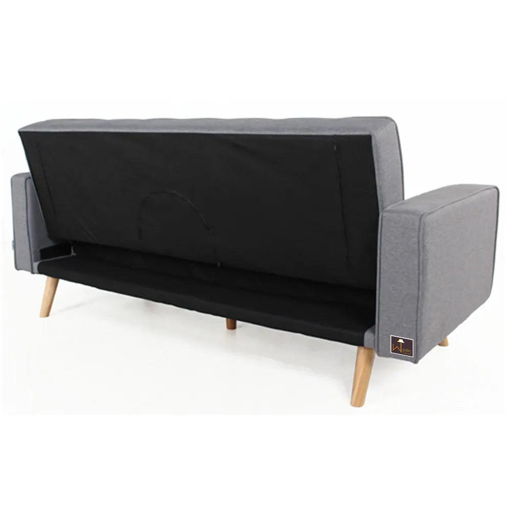 Modern 3 Seater Sofa Cum Bed For Living Room - WoodenTwist