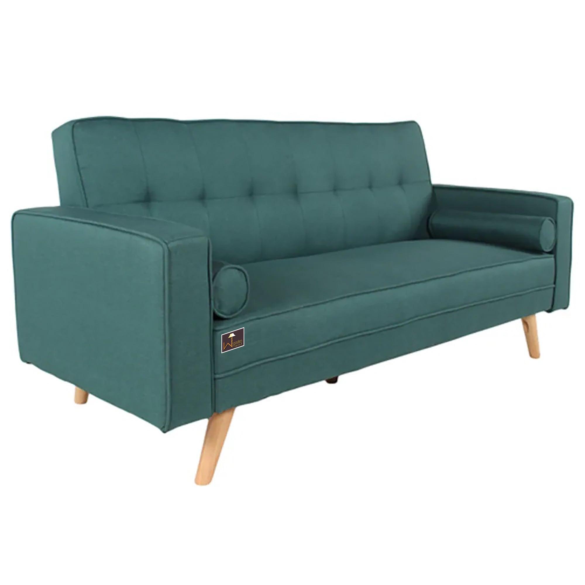 Modern 3 Seater Sofa Cum Bed For Living Room - WoodenTwist