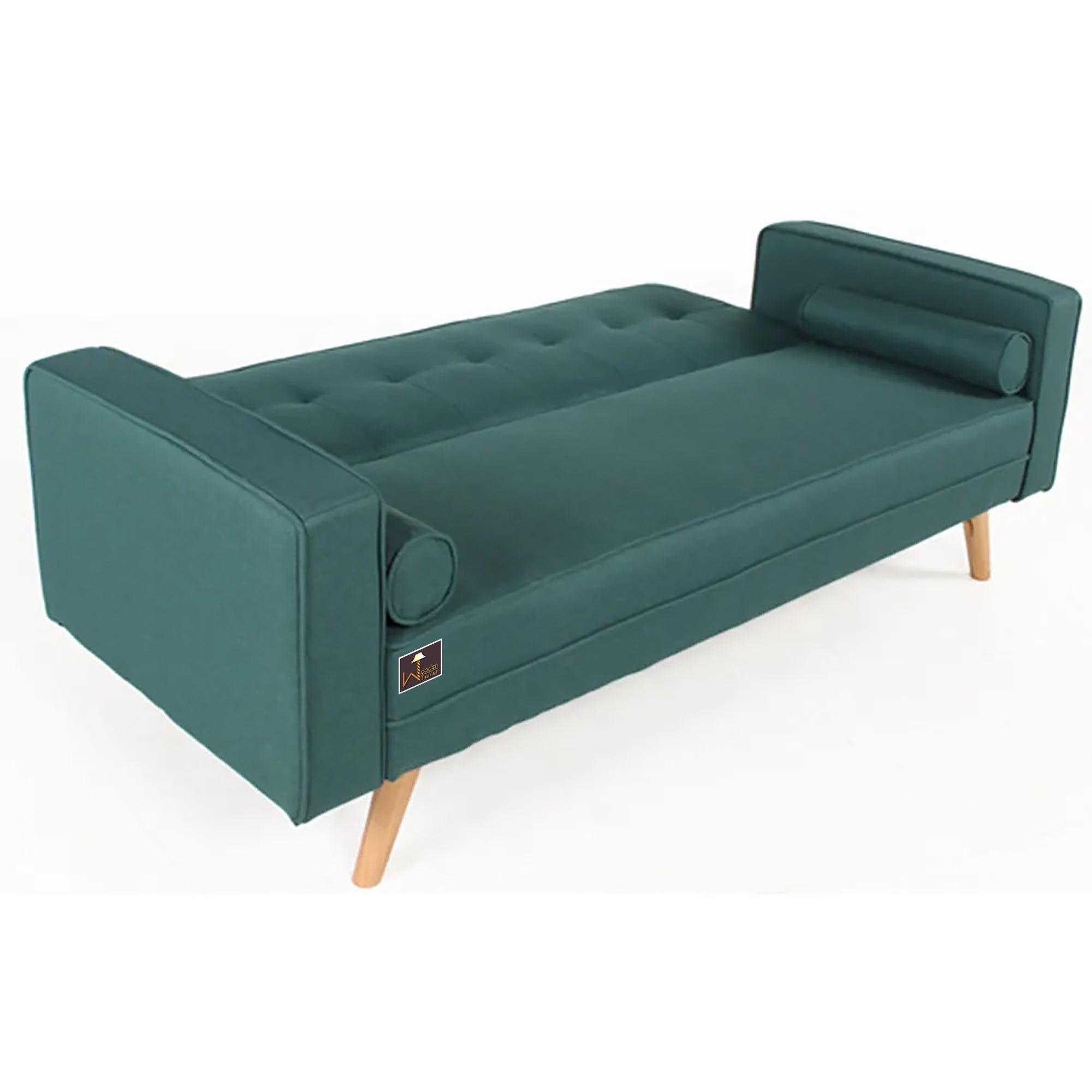 Modern 3 Seater Sofa Cum Bed For Living Room - WoodenTwist