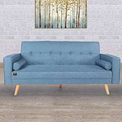 Modern 3 Seater Sofa Cum Bed For Living Room - WoodenTwist